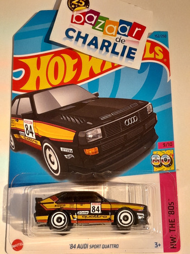 Hot Wheels | 2023 | '84 Audi Sport Quattro Negro