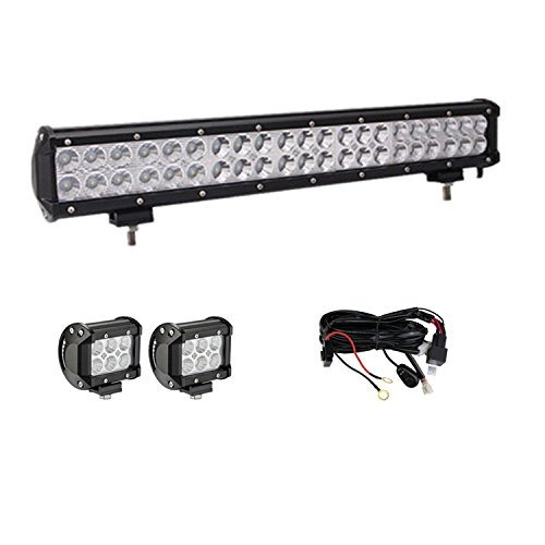 Barra De Luces Led Senlips 20'' 126w Con 2 Luces Led Cree