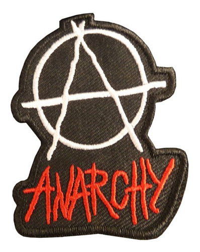 Parche Aplique Bordado Punk Anarquia Anarchy Mod6