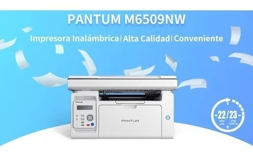 Imagen 5 de 10 de Impresora Multifunción Pantum Monocromática M6509nw Laser In