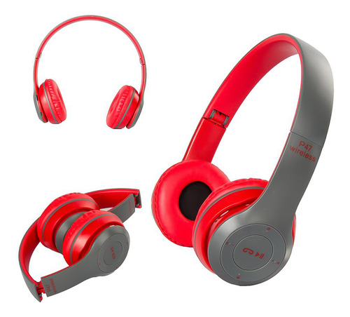Imagen 6 de 10 de Parlante Bluetooth My Bomber 2 + Auriculares Bluetooth Roj