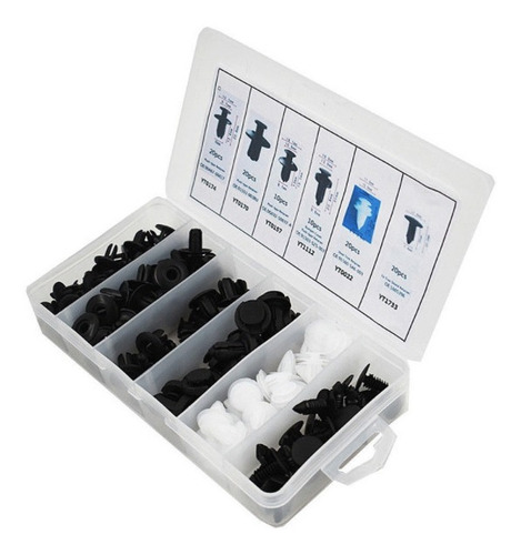 Kit Presilhas Grampos Carro Veículo + 4 Espátulas Extratoras