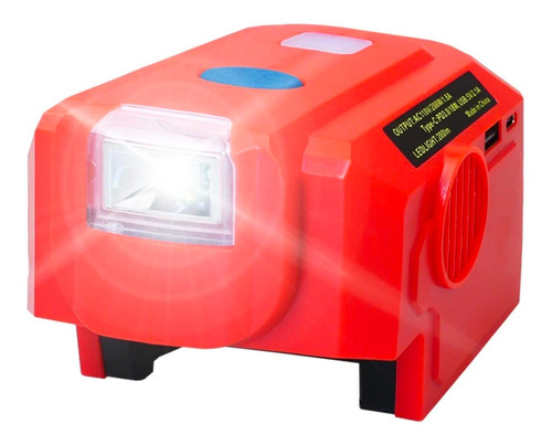 Generador Inversor Potencia 200 W Apto Para Bateria M18 V Cc