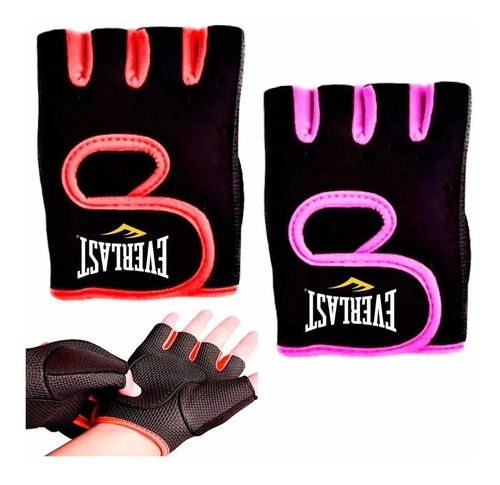 Guantes Everlast Gimnasia Entrena Barra Pesas Fitness