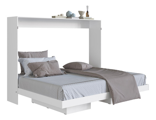 Cama Plegable Horizontal 2 Plaza Manhattan Blanco
