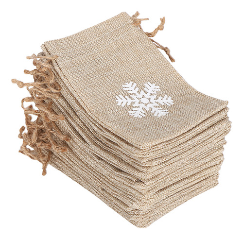 Craft De Bricolaje Bolsas De Regalo Con Cordón De Navidad