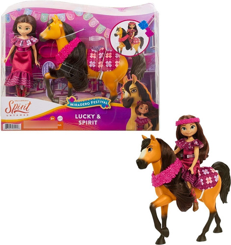 Spirit Muñeca Más Caballo Lucky