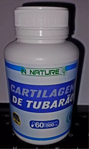 Cartílago De Tiburón In Nature 60 Cáps. Sabor Neutro