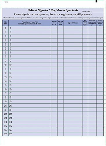 Hojas De Inscripción Bilingüe Del Paciente.