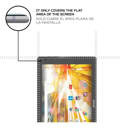Protector Pantalla Antishock Para Tablet Archos 101 Oxygen