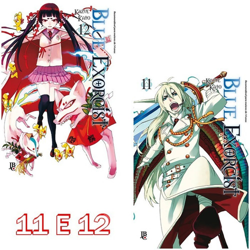 Blue Exorcist 11 E 12! Mangá Jbc! Novo E Lacrado!