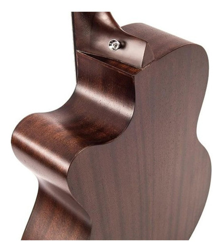 Violão Vintage Ve660wkea Elétrico Auditório Statesboro Cor Marrom-escuro Material Do Diapasão Ébano Orientação Da Mão Destro