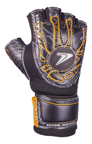 Imagem 2 de 7 de Luva De Goleiro Futsal Profissional Hug Flex 4 - Poker