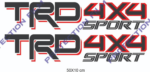 Calcomania Trd 4x4 Sport Toyota Tacoma Calca Sticker Vinil