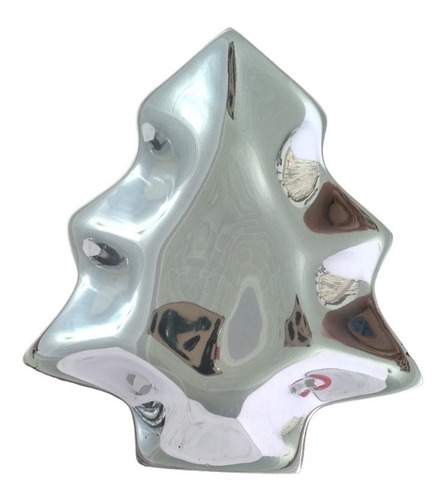 Pino De Navidad Pewter Liso Dulcero Botanero