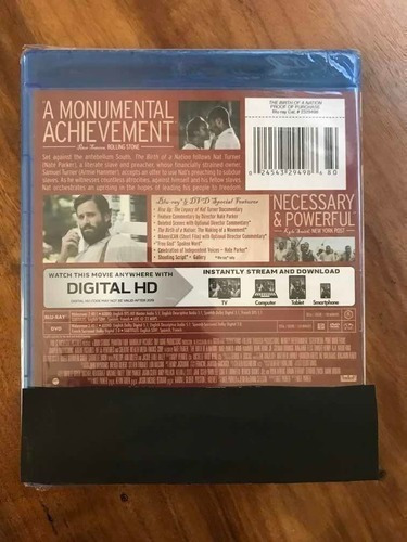 Bluray O Nascimento De Uma Nação - Lacrado