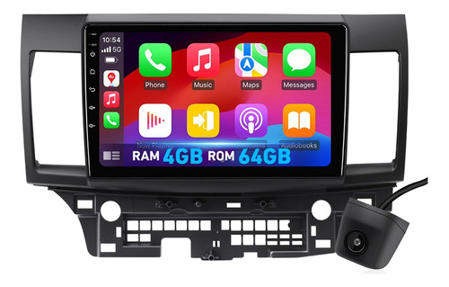 Estéreo 4+64g Carplay Para Mitsubishi Lancer 2007-2019 Rds