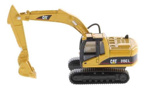 Excavadora miniatura Caterpillar Micro 315d L 1/87, color amarillo