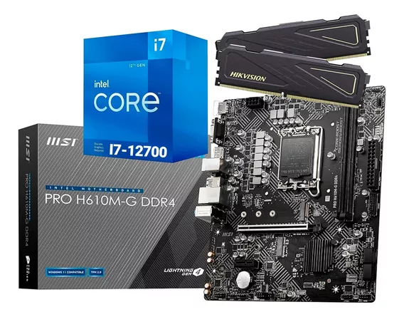 Combo Actualizacion Intel I7-12700 + Mother + 16gb Ram Pcreg