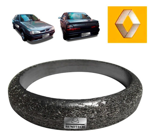 Anel Do Escape Malha Inox Renault 19 Rt 1.8 8v 7700766353