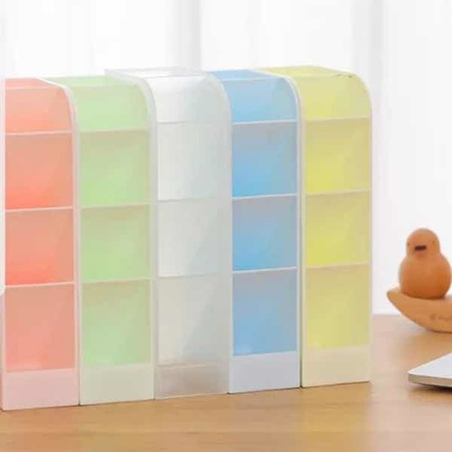 Set Portalápices Organizador Escritorio Colores Pastel