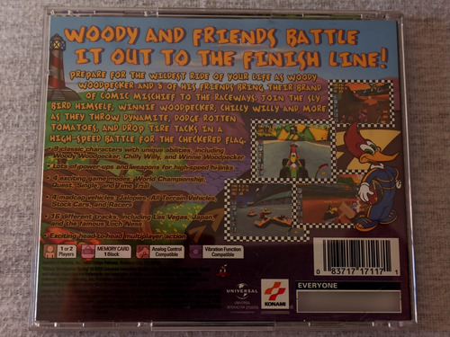 Woody Woodpecker Racing Ps1 Playstation Original Físico (Usado)