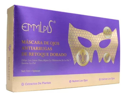 Mascarilla Ojeras Parche Antifaz Para Contorno De Ojos 5 Pcs