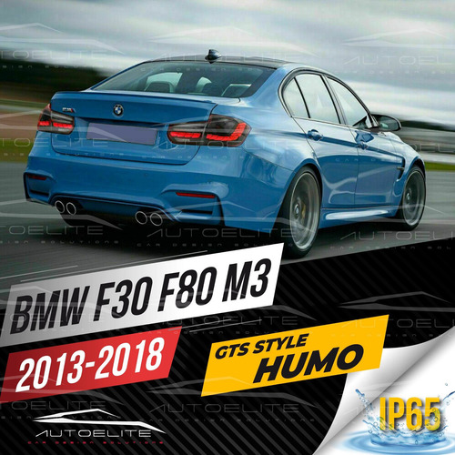 Imagen 2 de 10 de Calaveras Led Bmw Serie 3 M3 F30 F35 F80 2013 - 2018 Humo