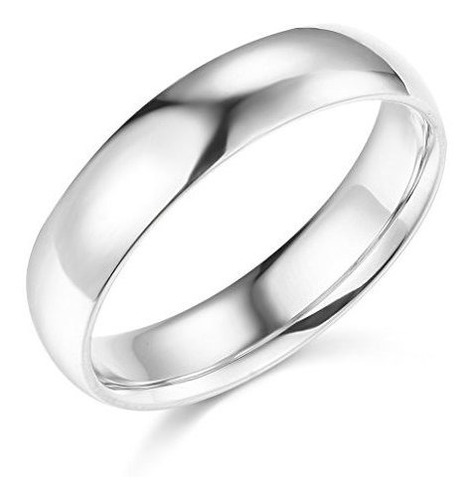 Twjc 14k Yellow Or White Gold 5mm Solid Comfort