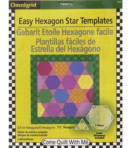 Plantilla Fácil De Hexágono Para Quilt Omnigrid