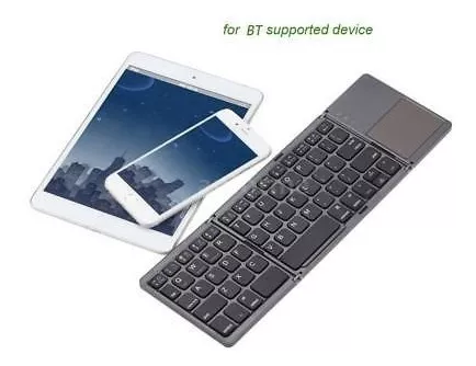 Teclado plegable, teclado plegable BT3.0 teclado rápido para tableta teclado  plegable grado profesional