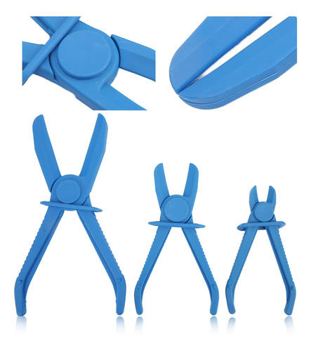 Pinza Para Pellizcar Mangueras, 3 Piezas De Abrazaderas Flex
