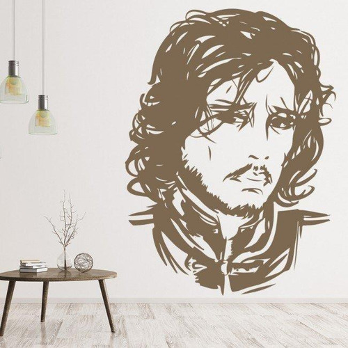 Jon Snow Game Of Thrones Vinilo Decorativo Ws-34200