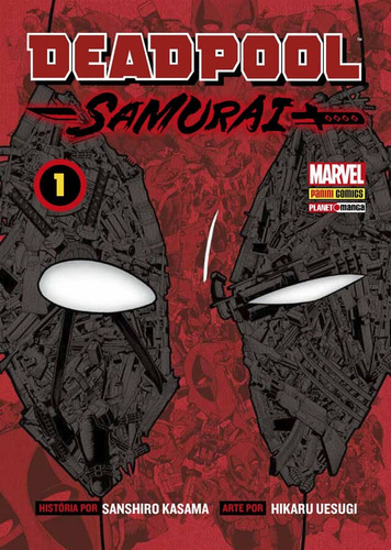 Deadpool Samurai N.1 (de 2): Marvel Mangá, de Kasama, Sanshiro. Editora Panini Brasil LTDA, capa mole em português, 2022