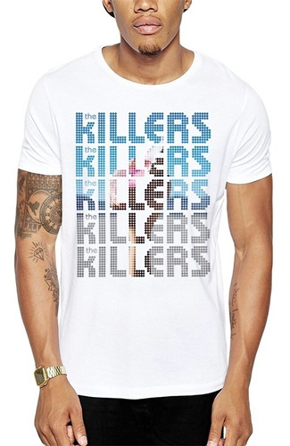 Imagen 1 de 4 de Polera The Killers Wonderful Wonderful Blanca Marca Get Out