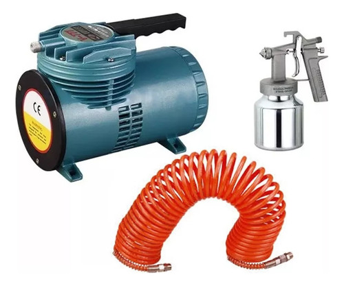 Kit Compresor De Membrana 180 W Con Pistola - Muzi
