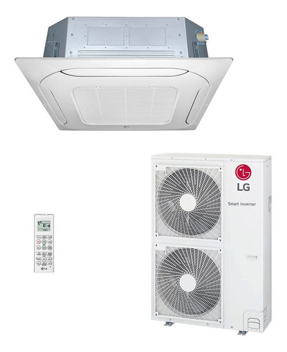 Ar Cond Split Cassete Inverter LG 47000 Btu Quente/frio 220v Cor Branca