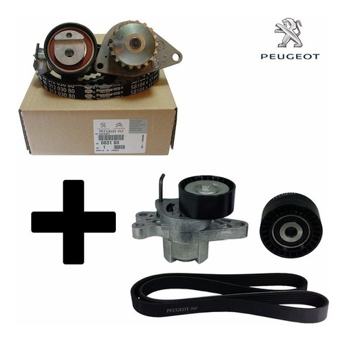 Kit Distribución + Kit Poly V Orig P/ Peugeot Partner 1.4