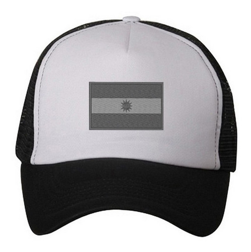 Gorra Bordada Trucker Bandera Argentina Mimetica Bajavisi