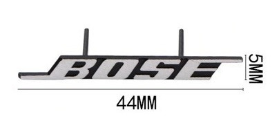 Imagen 1 de 10 de Set 10 Unid Emblema Logo Bose Adhesivo Para Auto O Parlantes
