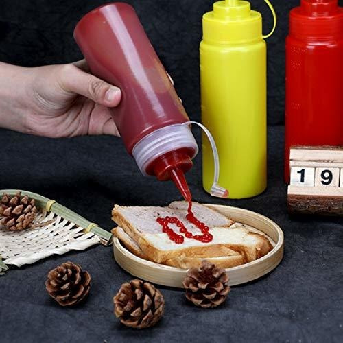 12 Botella Plastico Boca Ancha 16 Onza Tapa Rosca Medida