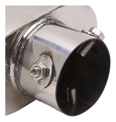 Tubo De Escape Biselado Para Coche, 60-137 Mm, Acero Inoxida