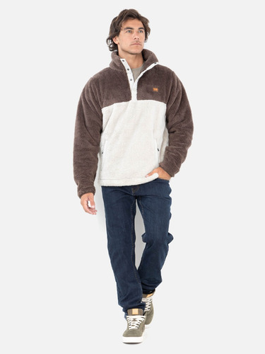 Poleron Chiporro Dune Chill Beige Hombre Maui And Sons