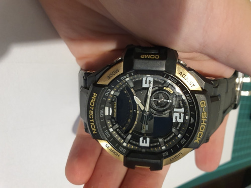 G-shock Ga-1000-st.steelbkack Original