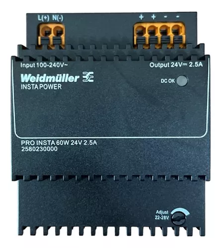 comprar Fuente De Alimentación Pro Insta 60w 24v 2.5a Mca Weidmuller