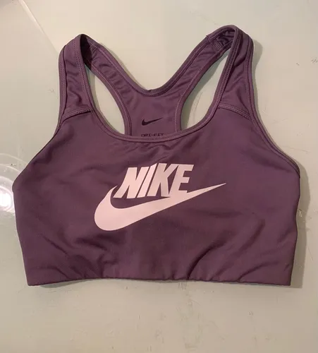 Top Nike Deportivo Talle Small Mujer Dry Fit Lila Usado (Usado)