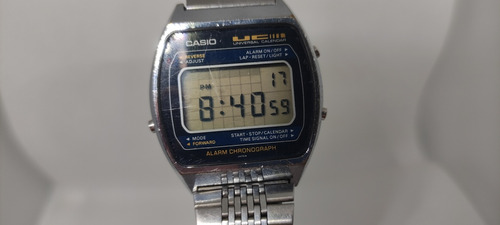 Reloj Casio Universal Calendar 80s Original Completo Excelen