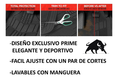 Tapetes 4pz Prime + Cajuela Mg Hs 2021 2022 2023 2024 2025