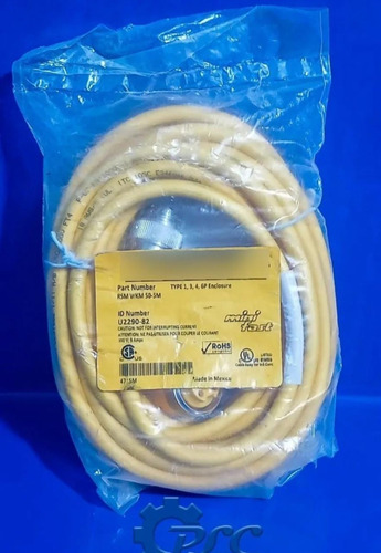 Turck Rsm Wkm 50-5m Cable De  Induccion 5 Polos 1