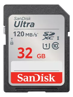 Sandisk Tarjeta De Memoria Ultra Sdhc Uhs-i De 32 Gb